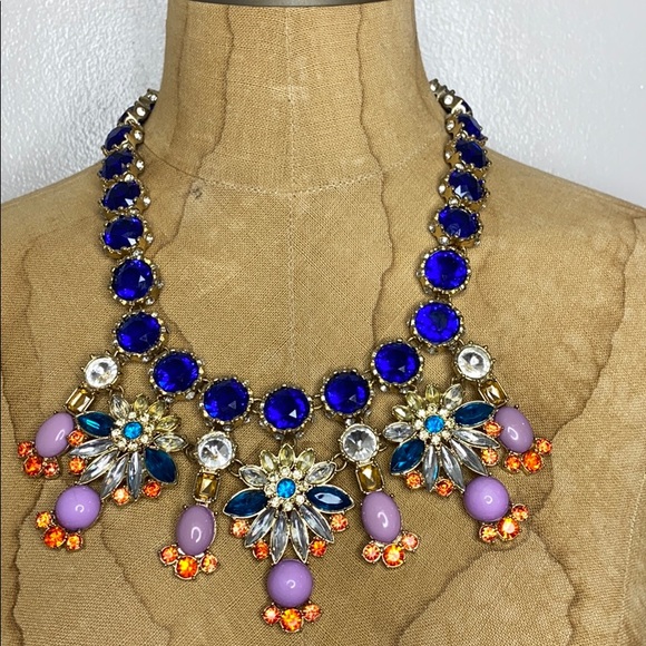 J.Crew Fan Statement Necklace